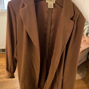 Brown blazer